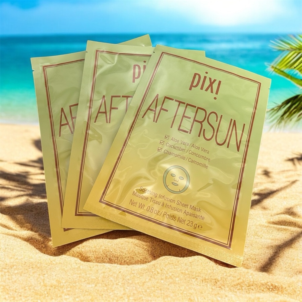 Pixi Aftersun Aloe Vera and Cucumber Mask (3 packs)